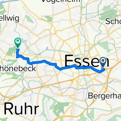 Goebenstraße 18, Essen nach Schloßstraße 65, Essen