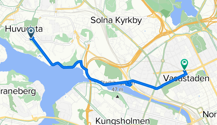 Storgatan, Solna a Odenplan, Estocolmo
