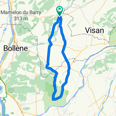 la baume de transit 39.5 km
