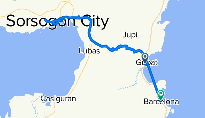W48C+RCR, Gubat to V49R+MMF, Barcelona