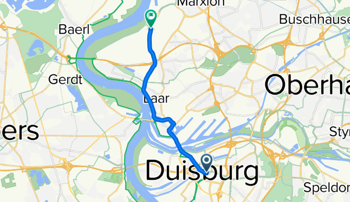 Poststraße 32, Duisburg nach Alsumer Straße, Duisburg