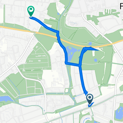 Traberweg 1, Hamburg nach Mispelweg 15, Hamburg