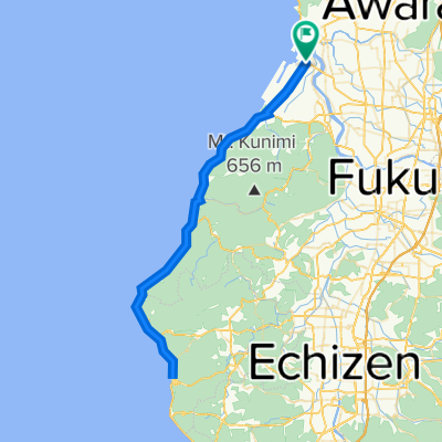 6_2　越前海岸サイクリングコース（往復コース）