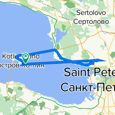 Парусный мост, Кронштадт до Якорная площадь, 2 литБ, Кронштадт