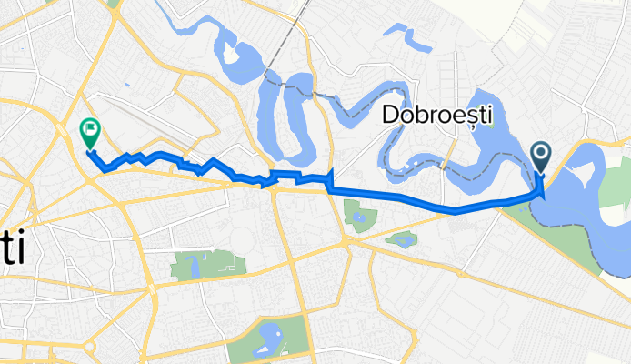 Strada Dobrogeanu Gherea 12, Pantelimon to Strada Ion Heliade Rădulescu 1, București