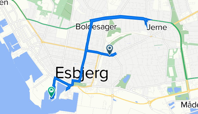 Rørkjærsgade 97B, Esbjerg nach Esbjerg, Fanøfærgen (bybus)
