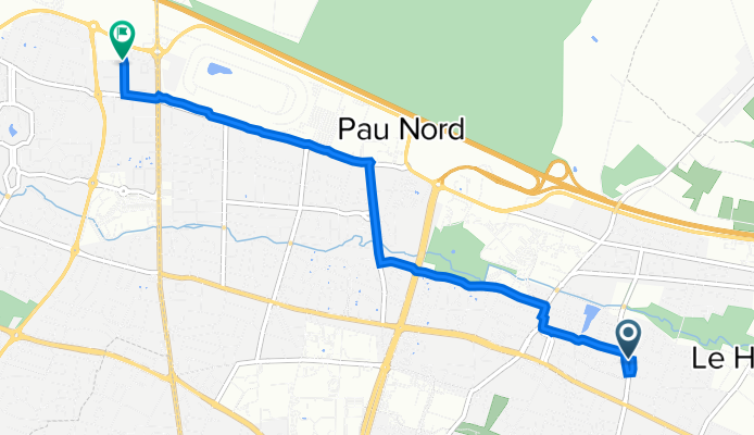 7 Rue des Bleuets, Pau à 10 Chemin du Taël, Lons