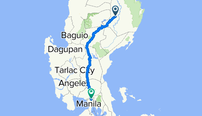 WPC8+8F8, Cauayan City to Mindanao Avenue, Quezon City