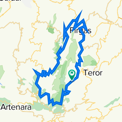 Valleseco-Firgas-Moya-Fontanales-Valleseco - Valleseco-Firgas-Moya-Fontanales-Valleseco