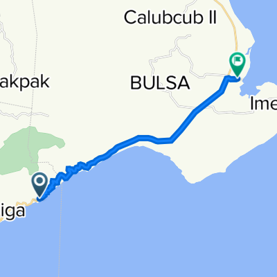 Route from Malabrigo-Laiya Road, Lobo