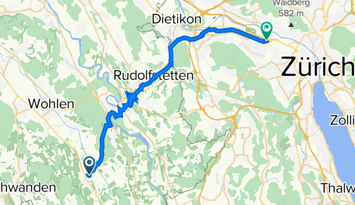 Zelglistrasse 4, Boswil nach Aargauerstrasse 240, Zürich
