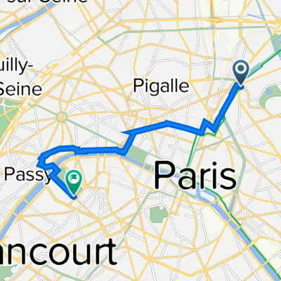 2–24 Avenue Secrétan, Paris nach 71 Avenue de Suffren, Paris