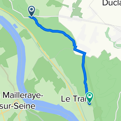 Route forestière vers le Trait