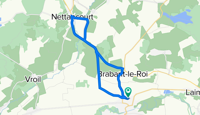 14bis Voie Saint-Jean, Revigny-sur-Ornain à 4 Chemin du Moulin de Brabant, Revigny-sur-Ornain