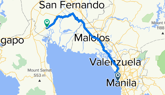 Radial Road 10, Manila to Jose Abad Santos Avenue, Lubao