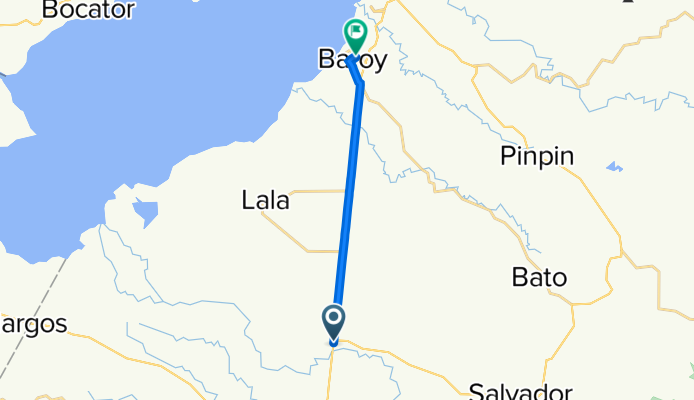Linamon - Zamboanga Road, Lala to 2QFJ+W2X, Baroy
