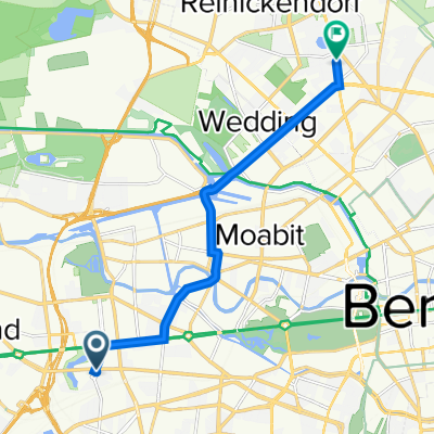 Amtsgerichtsplatz 1, Berlin nach Markstraße 33–37, Berlin