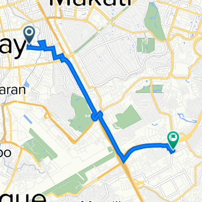 Tolentino Street 2550, Pasay to Block 10 44-A, Taguig