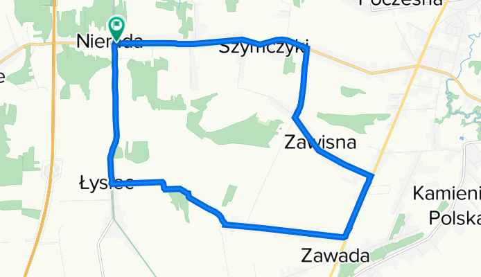 Droga Wojewódzka 904 136, Nierada do Targowa 138, Nierada