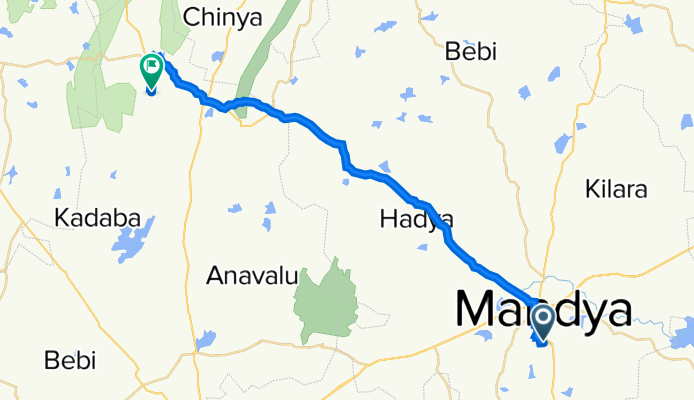 4th Cross Road to MJ5X+X67, Melukote