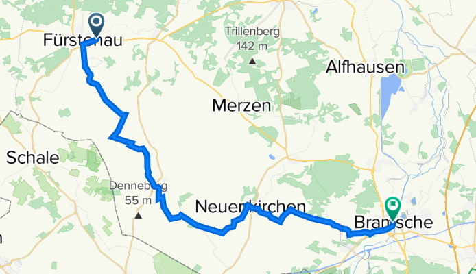 Danziger Straße 4, Fürstenau nach Münsterstraße 19B, Bramsche