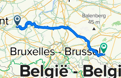 Route in der Bikemap App öffnen