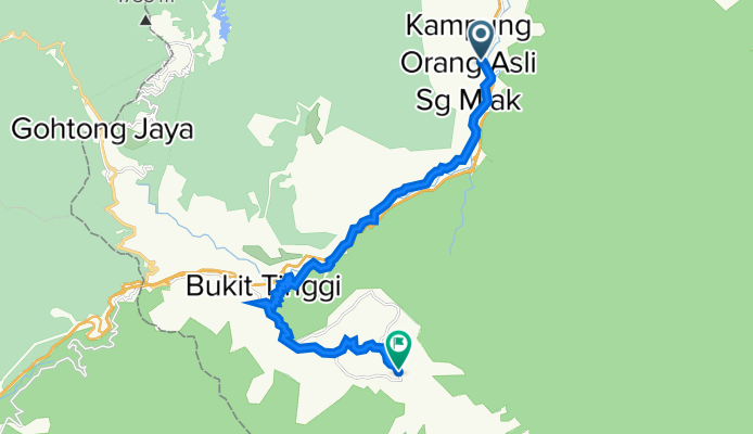 Kampung Temiang,Lebuhraya Karak, Bentong to Jalan Sumsum Hilir, Bentong