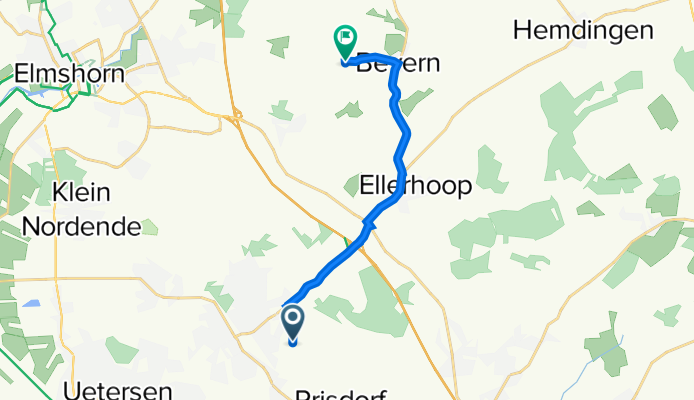 Großer Moorweg 45, Tornesch nach Elmshorner Straße 29, Bevern