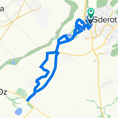 בורכוב 26, שדרות to משעול הירדן 2, שדרות