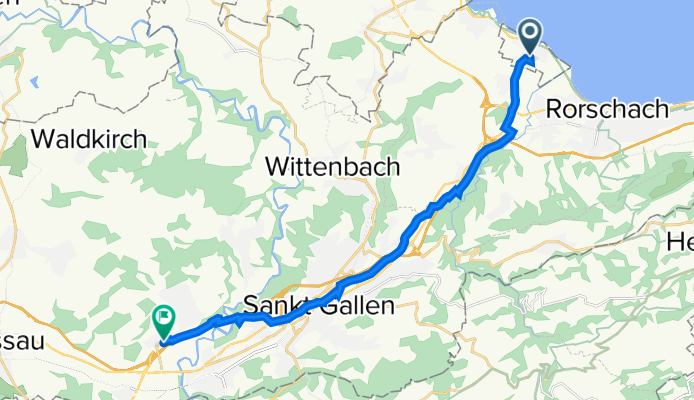 Fischerweg 2, Horn to Gaiserwaldstrasse 7, St. Gallen