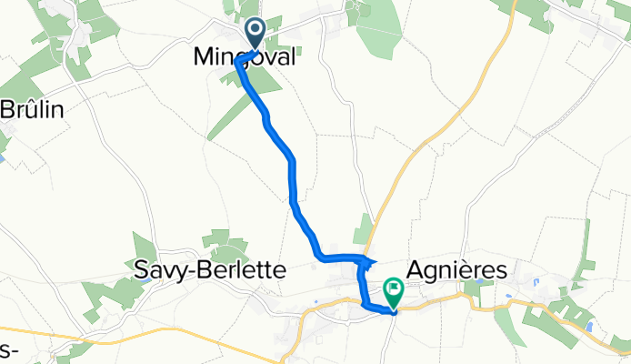 8 Rue de l'Église, Mingoval à 36bis Rue du Général Barbot, Aubigny-en-Artois