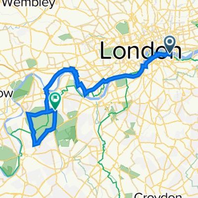 51 Tooley St, London to Richmond Park Cafe, Roehampton Gate, London