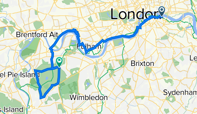 51 Tooley St, London to Richmond Park Cafe, Roehampton Gate, London