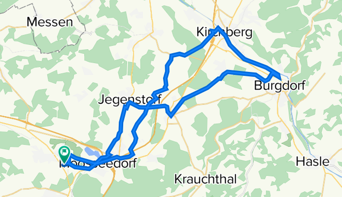 Ursprungstr.-Burgdorf-Kirchberg-Jegenstorf-Ursprungstr.-