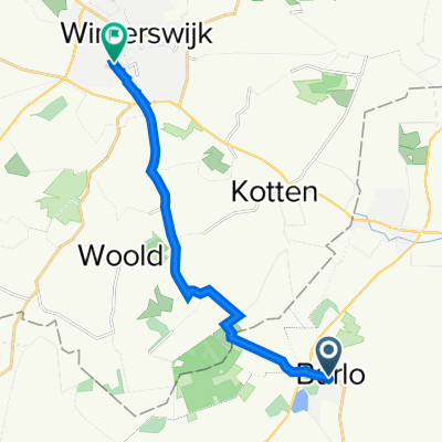 Borkener Straße 28, Borken nach Stationsstraat 32, Winterswijk