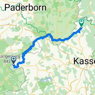 Diemelradtour bis Trendelburg