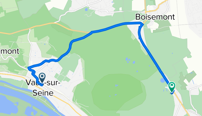 De Vaux-sur-Seine à Chemin de la Roche 11, Triel-sur-Seine