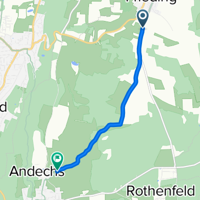 Route von Hartstraße, Andechs