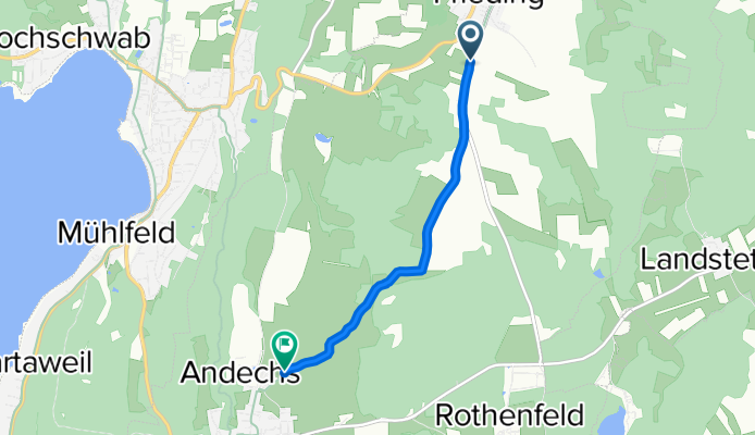 Route von Hartstraße, Andechs