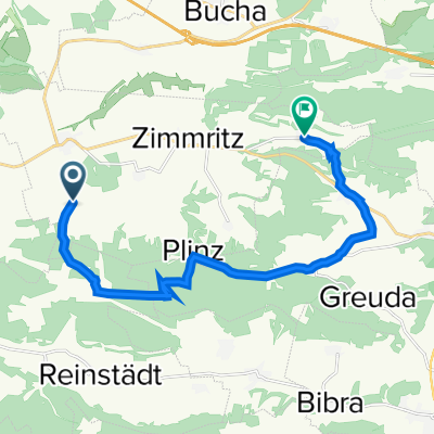 Route nach Dürrengleina 18, Milda