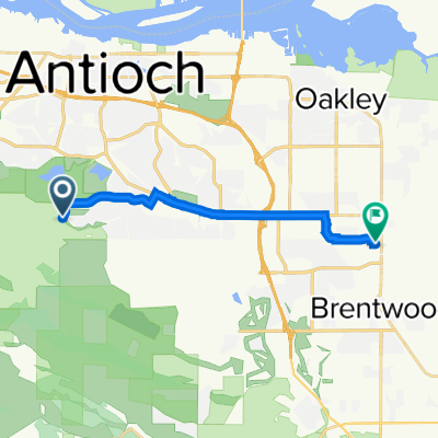 Contra Loma Trail, Antioch to 103 Pasco Dr, Brentwood