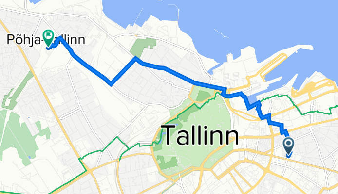 F. R. Kreutzwaldi 19, Tallinn to Paavli 2a, Tallinn