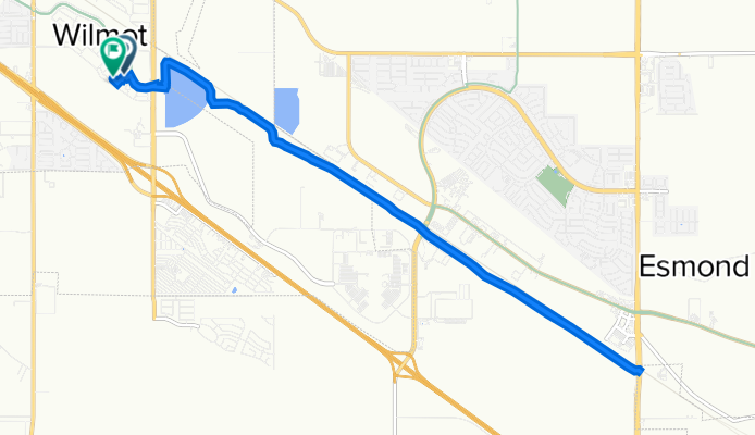 7401–7411 S Via Rancho Costa, Tucson to 6878 E Via Arroyo Largo, Tucson