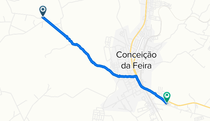 De Estrada sem nome a Conceição da Feira