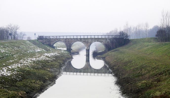 Photo 2 of the Bikemap route "Poco asfalto Reggio Novellara Guastalla"