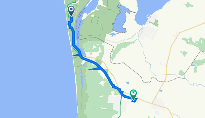 Arvidvej 29, Hvide Sande nach Vestervang 17, Nørre Nebel