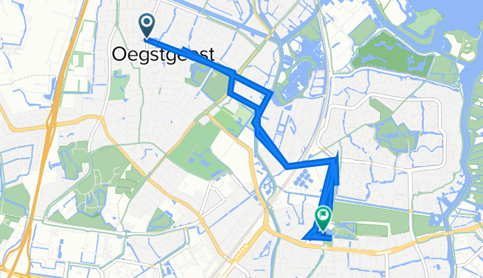 Irislaan 139–179, Oegstgeest naar Zwarte Pad, Leiden