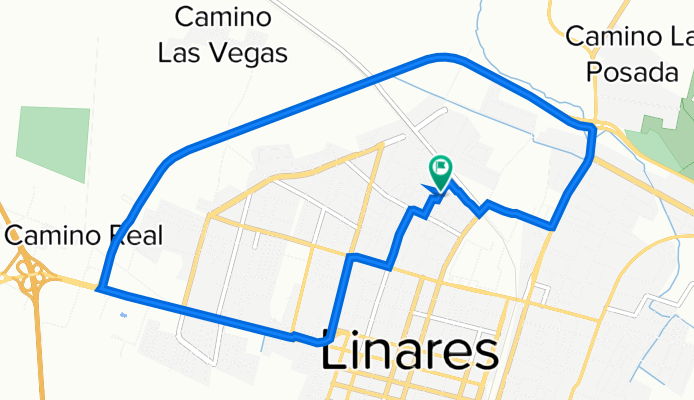 De María Luisa Bombal 1344, Linares a María Luisa Bombal 122, Linares