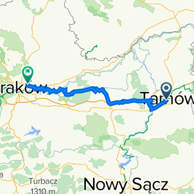 Głowackiego 2, Tarnów do Osiedle Avia 4, Kraków
