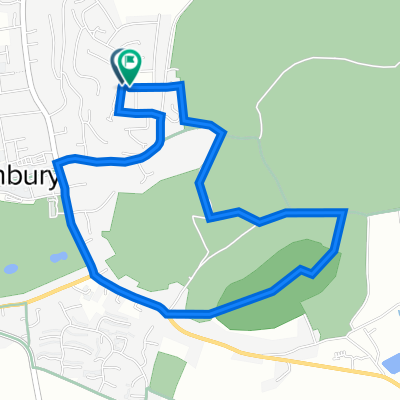 Glastonbury Tor Route